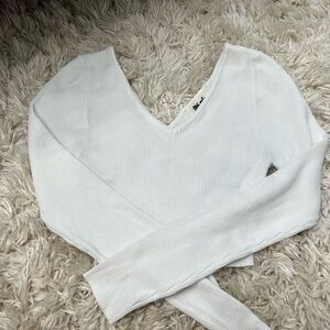 Long sleeve white shirt